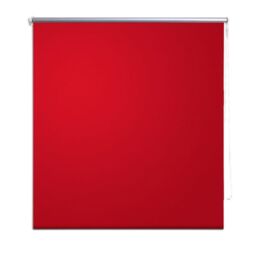 Berkfield Home Roller Blind Blackout 120 x 175 cm Red - thumbnail 2