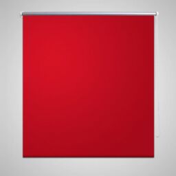 Berkfield Home Roller Blind Blackout 120 x 175 cm Red - thumbnail 1