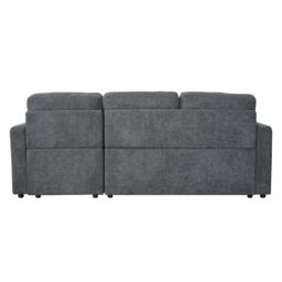 Aspire Nexis Corner Sofa Bed with Storage, Chaise on the Right in Light Grey - Size: 3 Seater - thumbnail 7