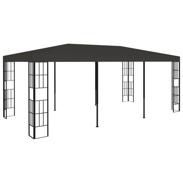 Berkfield Home Gazebo 3x6 m Anthracite in Black - image 1