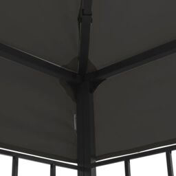 Berkfield Home Gazebo 3x6 m Anthracite in Black - thumbnail 5