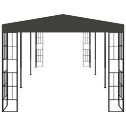Berkfield Home Gazebo 3x6 m Anthracite in Black - thumbnail 3