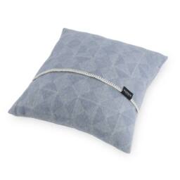 Native Natural Diamond Blue Wool Cushion Cover 45x45cm - Size: 45 cm x 45 cm - thumbnail 3