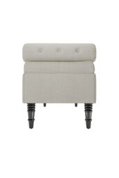 H&O Direct Flip-Up Storage Ottoman with Side Arms in Beige - thumbnail 6