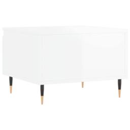 Berkfield Home Modern Coffee Tables 2 pcs High Gloss White 50x46x35 cm Engineere - Size: 50 x 46 x 35 cm - thumbnail 9