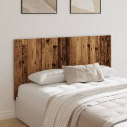 Berkfield Home Classic Bed Headboard Old Wood 160x1.5x80 cm Engineered Wood in Brown - thumbnail 2