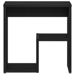 Berkfield Home Bedside Tables Set of 2 Black Oak Engineered wood 40x30x40 - thumbnail 7