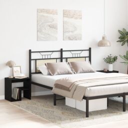 Berkfield Home Bedside Tables Set of 2 Black Oak Engineered wood 40x30x40 - thumbnail 4