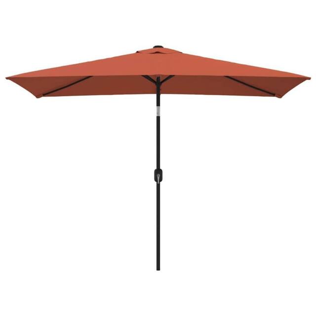 Berkfield Home Outdoor Parasol with Metal Pole 300x200 cm Terracotta - image 1