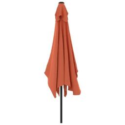 Berkfield Home Outdoor Parasol with Metal Pole 300x200 cm Terracotta - thumbnail 4
