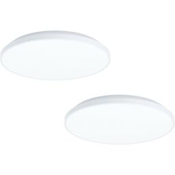 Loops 2 PACK Wall / Ceiling Light White Round Surface Moutned 315mm 18W LED - thumbnail 1