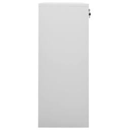 Berkfield Home Office Cabinet Light Grey 90x40x102 cm Steel - Size: 90 x 40 x 102 cm - thumbnail 3