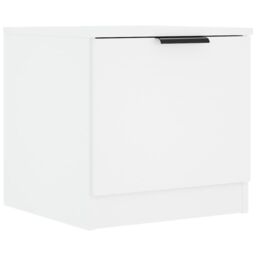 Berkfield Home Bedside Cabinets 2 pcs White 40x39x40 cm - Size: 40 x 39 x 40 cm - thumbnail 6