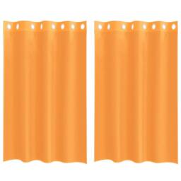 Berkfield Home Voile Curtains with Grommets 2 pcs Orange 140x175 cm