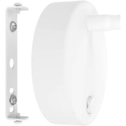 Loops Sleek White LED Wall Light - Perfect Home Indoor Reading Illumination - thumbnail 5