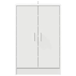 Berkfield Home Shoe Cabinet White 60x35x92 cm Engineered Wood - Size: 60 x 35 x 92 cm - thumbnail 4
