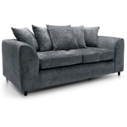 Furniture 786 Keria Chenille Fabric 3 Seater Sofa in Grey - thumbnail 3