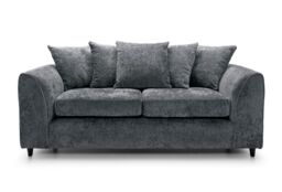 Furniture 786 Keria Chenille Fabric 3 Seater Sofa in Grey - thumbnail 1