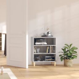 Berkfield Home Sideboard Grey Sonoma 57x35x70 cm Engineered Wood - Size: 57 x 35 x 70 cm - thumbnail 1