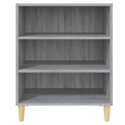 Berkfield Home Sideboard Grey Sonoma 57x35x70 cm Engineered Wood - Size: 57 x 35 x 70 cm - thumbnail 4