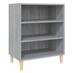 Berkfield Home Sideboard Grey Sonoma 57x35x70 cm Engineered Wood - Size: 57 x 35 x 70 cm - thumbnail 2