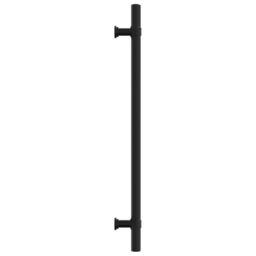 Berkfield Home Cabinet Handles 5 pcs Black 224 mm Stainless Steel - thumbnail 6
