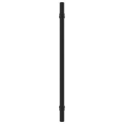 Berkfield Home Cabinet Handles 5 pcs Black 224 mm Stainless Steel - thumbnail 5