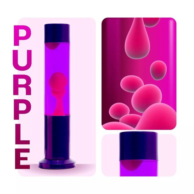 Nova Lighting Nova Baby Purple & Pink Lava Lamp - Size: 10 inches - image 1