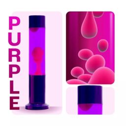 Nova Lighting Nova Baby Purple & Pink Lava Lamp - Size: 10 inches - thumbnail 1