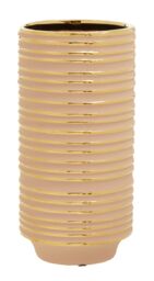 Orsina Haldis Small Ceramic Vase in Gold - thumbnail 1