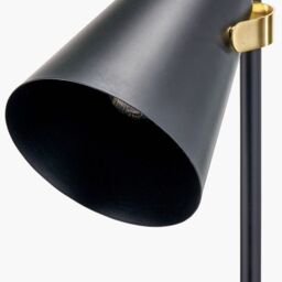 Ruma Black & Brushed Brass Task Floor Lamp - thumbnail 4