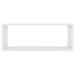 Berkfield Home Wall Cube Shelf 2 pcs White 60x15x23 cm Engineered Wood - Size: 60 x 15 x 23 cm - thumbnail 5