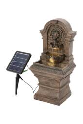 Living and Home Garden Decor Solar-Powered Water Fountain in Natural - thumbnail 5