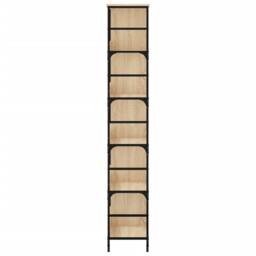 Berkfield Home Bookshelf Sonoma Oak 78.5x33x188.5 cm Engineered Wood in Brown - thumbnail 5