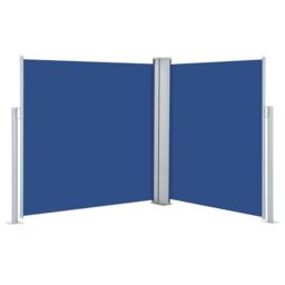 Berkfield Home Retractable Side Awning Blue 160x600 cm - thumbnail 4