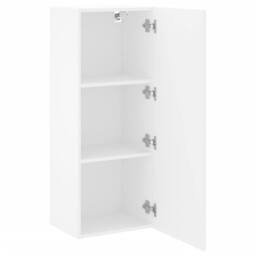 Berkfield Home TV Wall Cabinet White 40.5x30x102 cm Engineered Wood - thumbnail 6