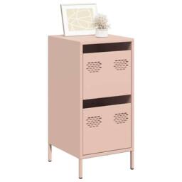 Berkfield Home Sideboard Pink 35x39x73.5 cm Cold-rolled Steel - thumbnail 2