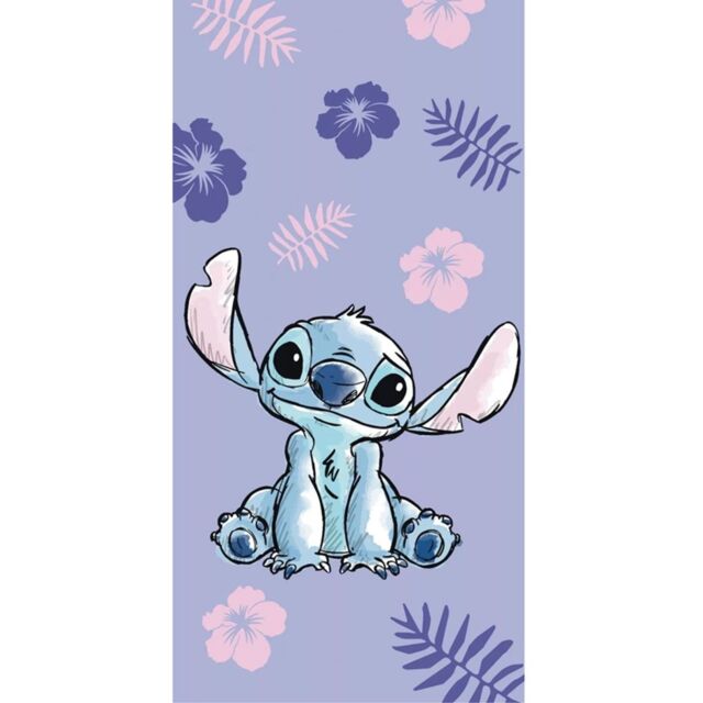 Lilo & Stitch Stitch Beach Towel in Purple - image 1