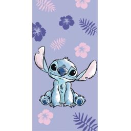 Lilo & Stitch Stitch Beach Towel in Purple
