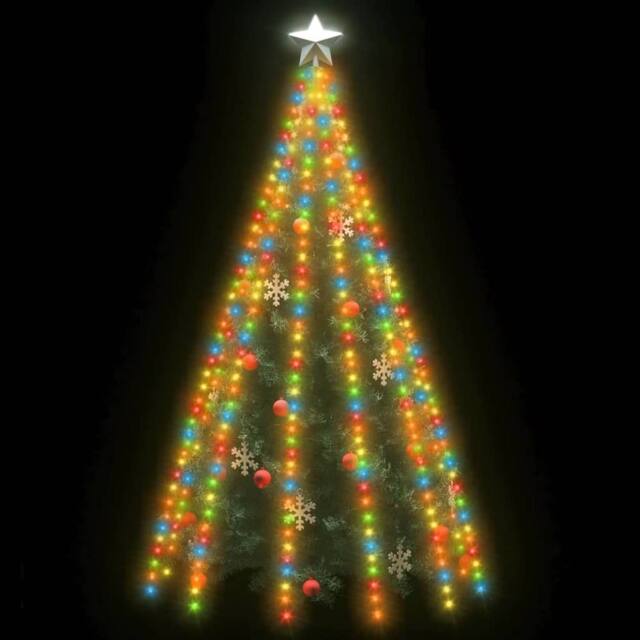 Berkfield Home Tree Lights with 500 LEDs Colourful 500 cm Indoor Outdoor - image 1