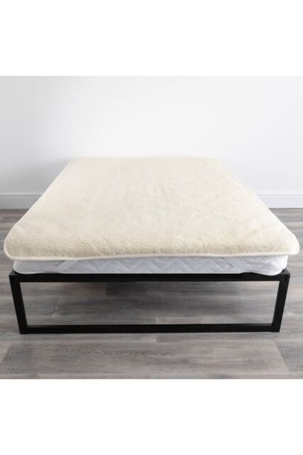 Native Natural Merino Wool Mattress cover - Natural - Size: Single - image 1