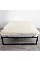 Native Natural Merino Wool Mattress cover - Natural - Size: Single