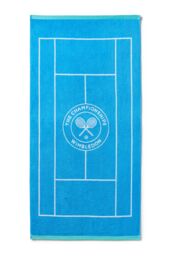 CHRISTY 'Wimbledon' Tennis Court Towel in Blue - thumbnail 2