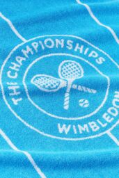 CHRISTY 'Wimbledon' Tennis Court Towel in Blue - thumbnail 1
