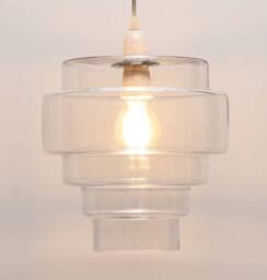 Pagazzi Mira Clear Glass Easy-Fit Pendant - thumbnail 5