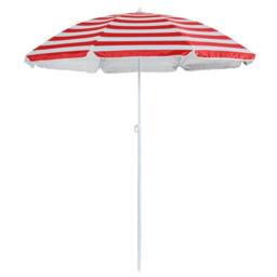 Harbour Housewares Metal Beach Parasol 1.8m in Red - thumbnail 1