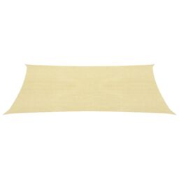Berkfield Home Sunshade Sail HDPE Square 3.6x3.6 m Beige - thumbnail 1