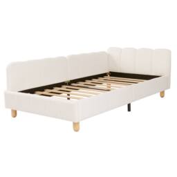 Merax Boucle 3ft Single Corner Daybed with Flexible Layout & Storage Pockets in White - thumbnail 9