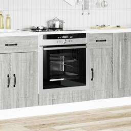 Berkfield Home Oven Cabinet Kalmar Grey Sonoma Engineered Wood - thumbnail 1