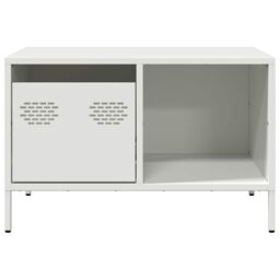 Berkfield Home Coffee Table White 68.5x50x43.5 cm Cold-rolled Steel - thumbnail 6